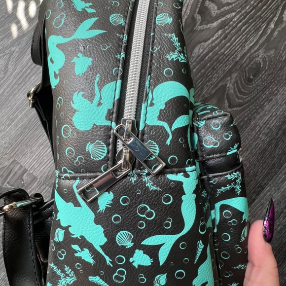Disney Loungefly Little Mermaid Silhouette Backpack Purse main image 4